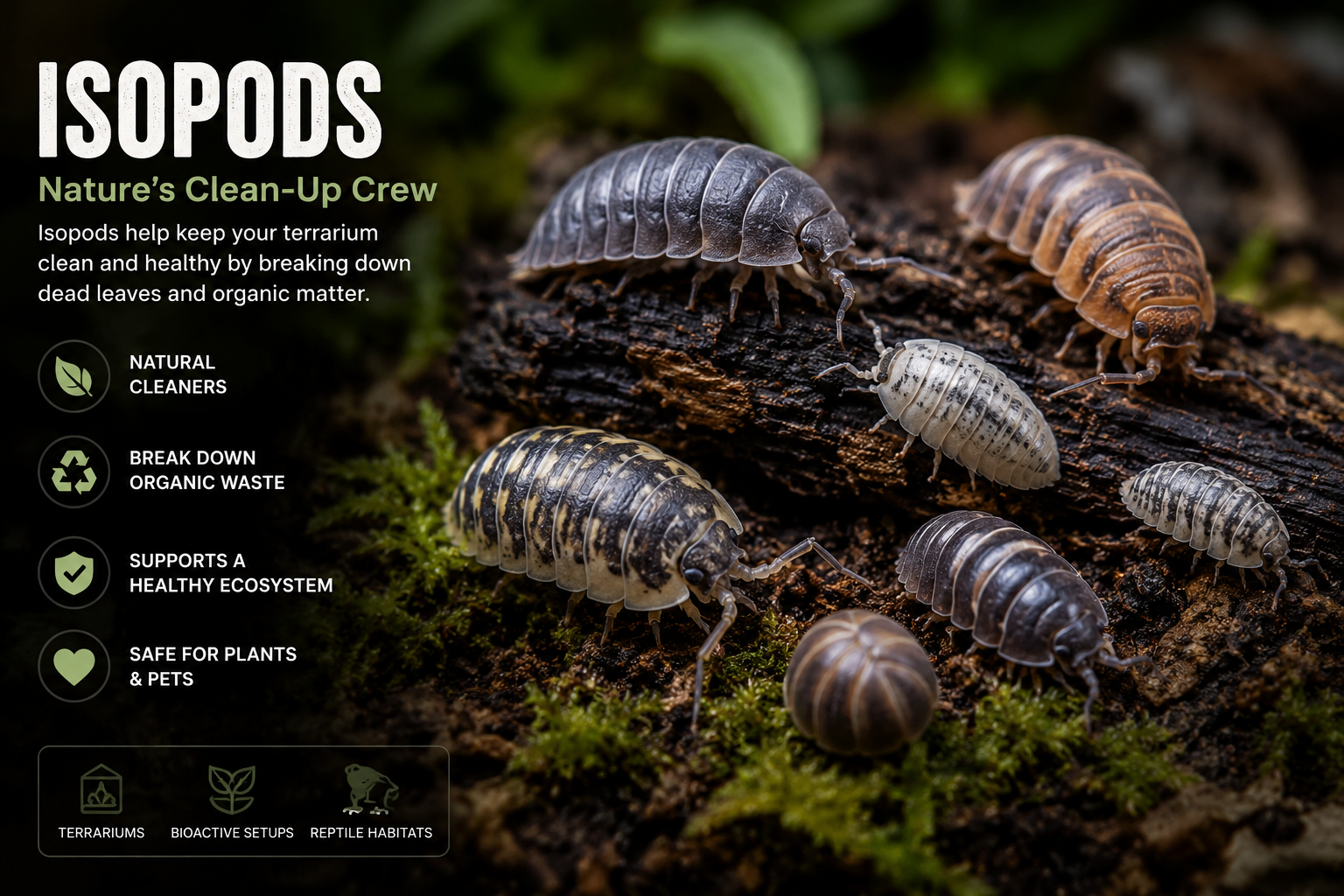 Live Isopods – Pack of 5