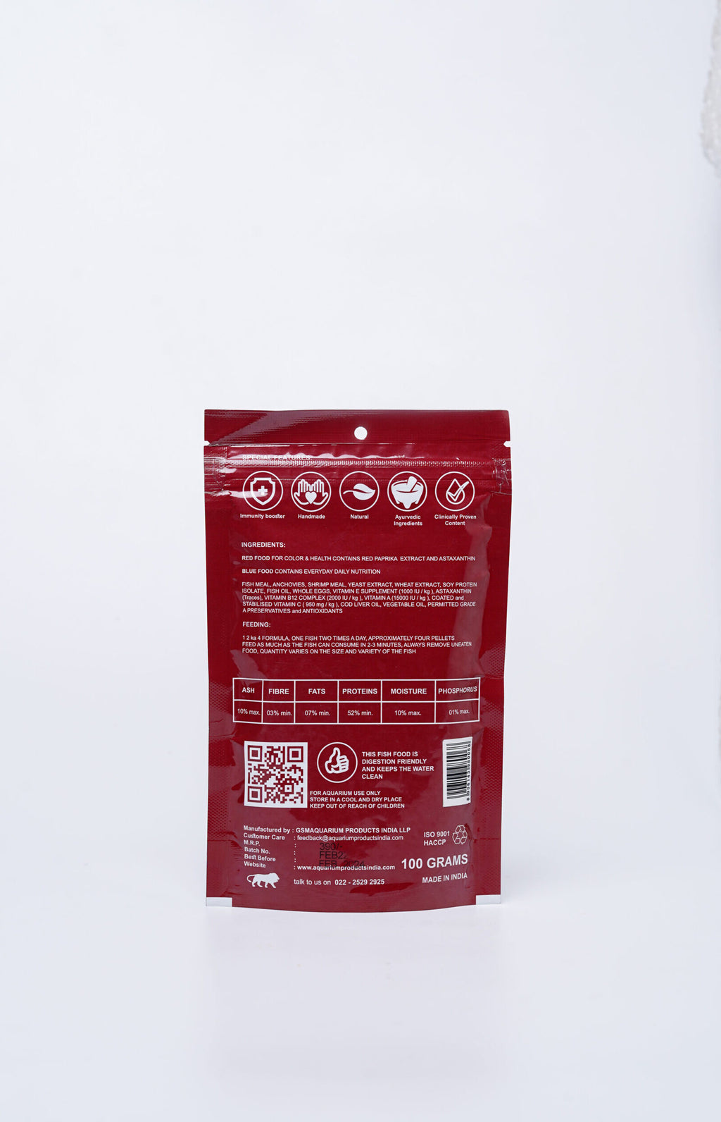 Red Large 100g Back
