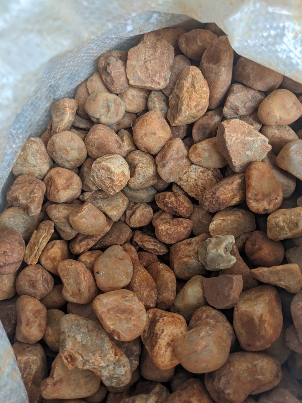 small brown pebbles
