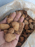 small brown pebbles