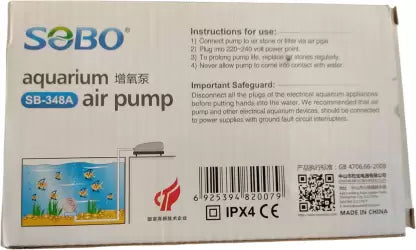 SOBO 348 A – Dual Air Pump Low Noise