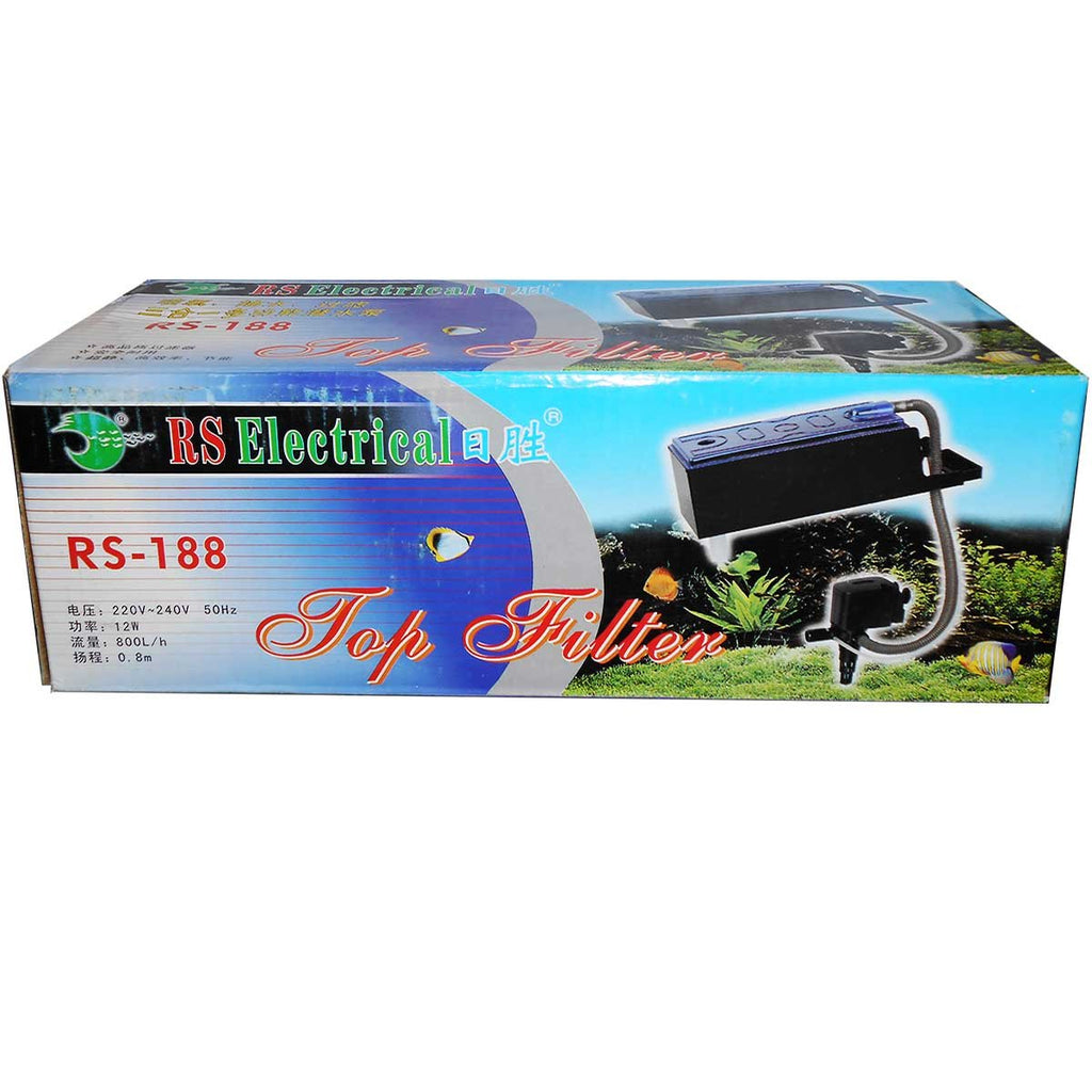By188a Rs Electricals 188A Top Power Aquarium Filter – Splashy Fin Aquarium