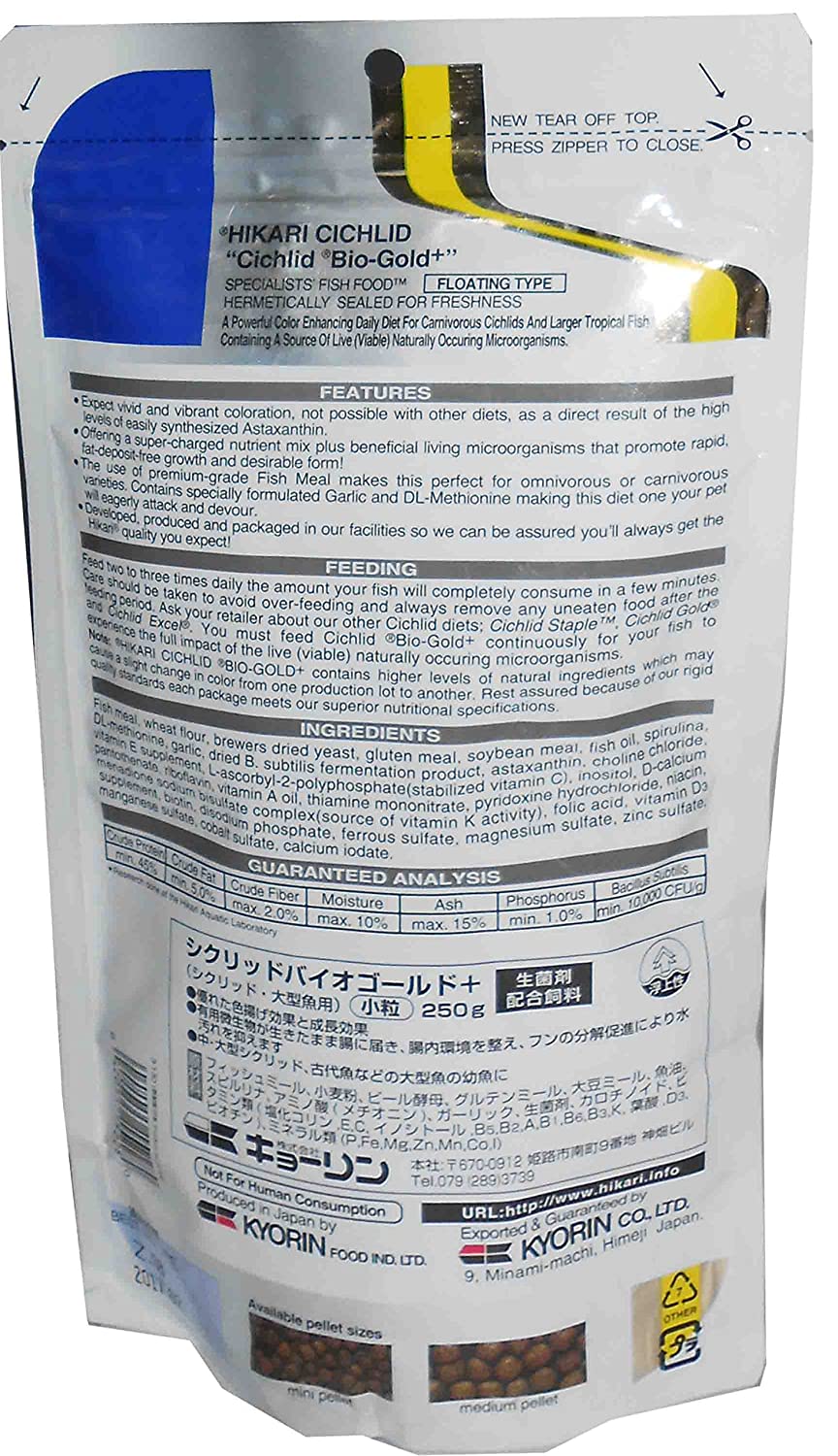 Hiarki Cichlid Bio Gold Plus 57g img