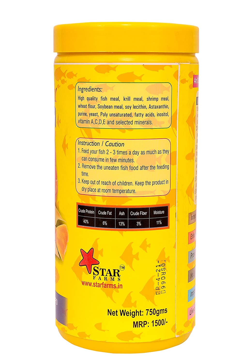 True Colour – Red Parrot Feed – 750gm A