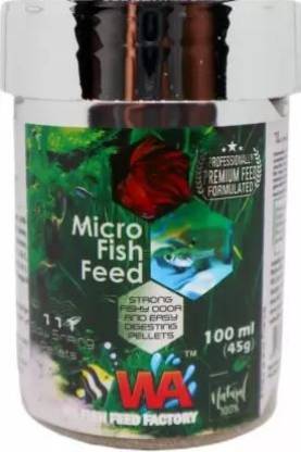WA Micro Fish Feed Slow Sinking Pellets 45g