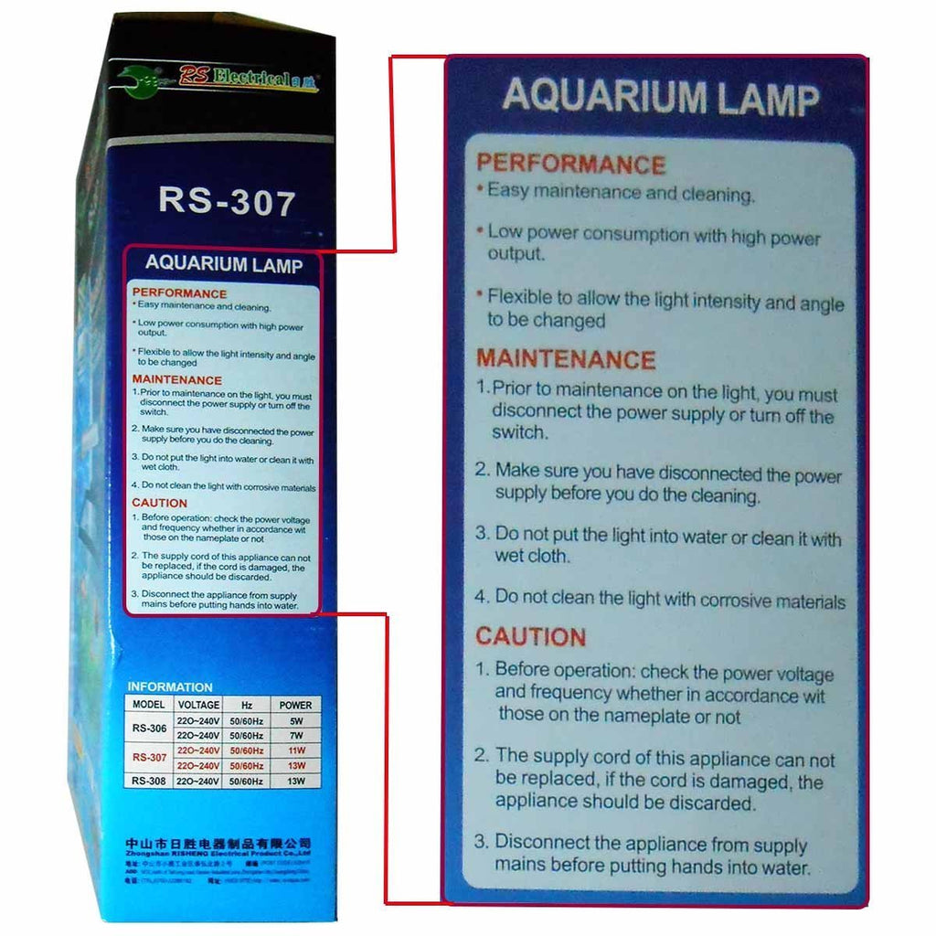 Aquarium Lamp RS 307 b