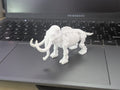 3D Mammoth Skeleton Single