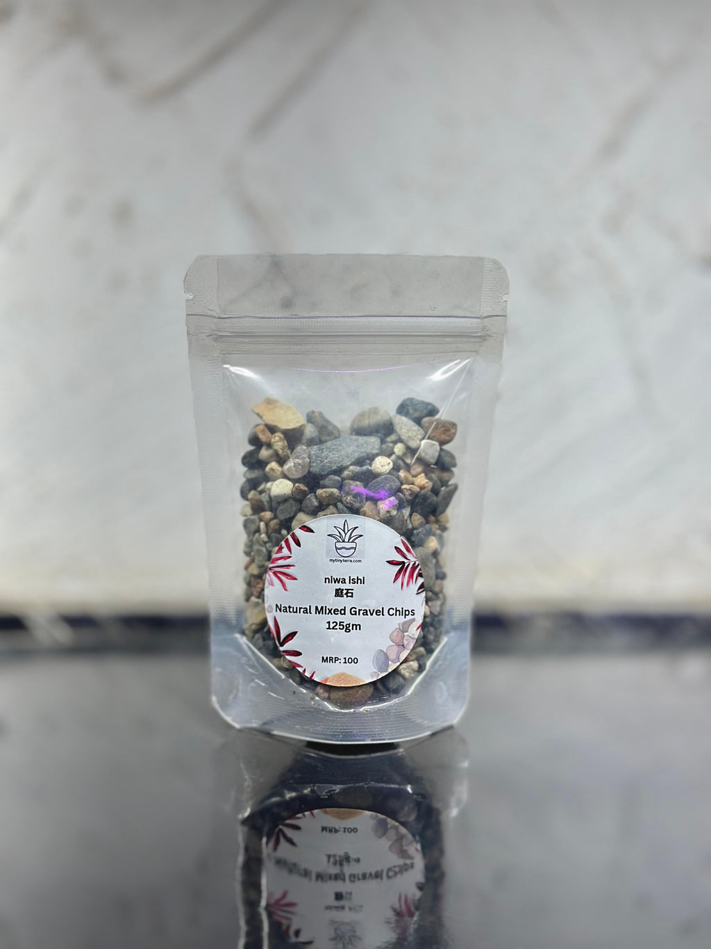 Niwa-ishi (庭石) series : Natural Mixed Gravel Chips 125g