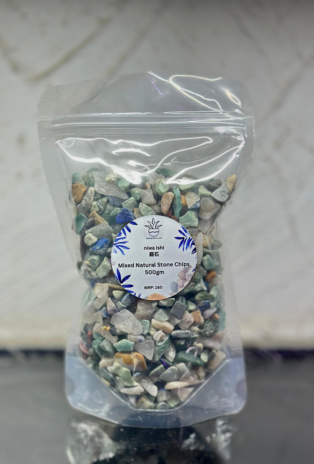 Niwa-ishi (庭石) series : Mixed Natural Stone Chips 500g