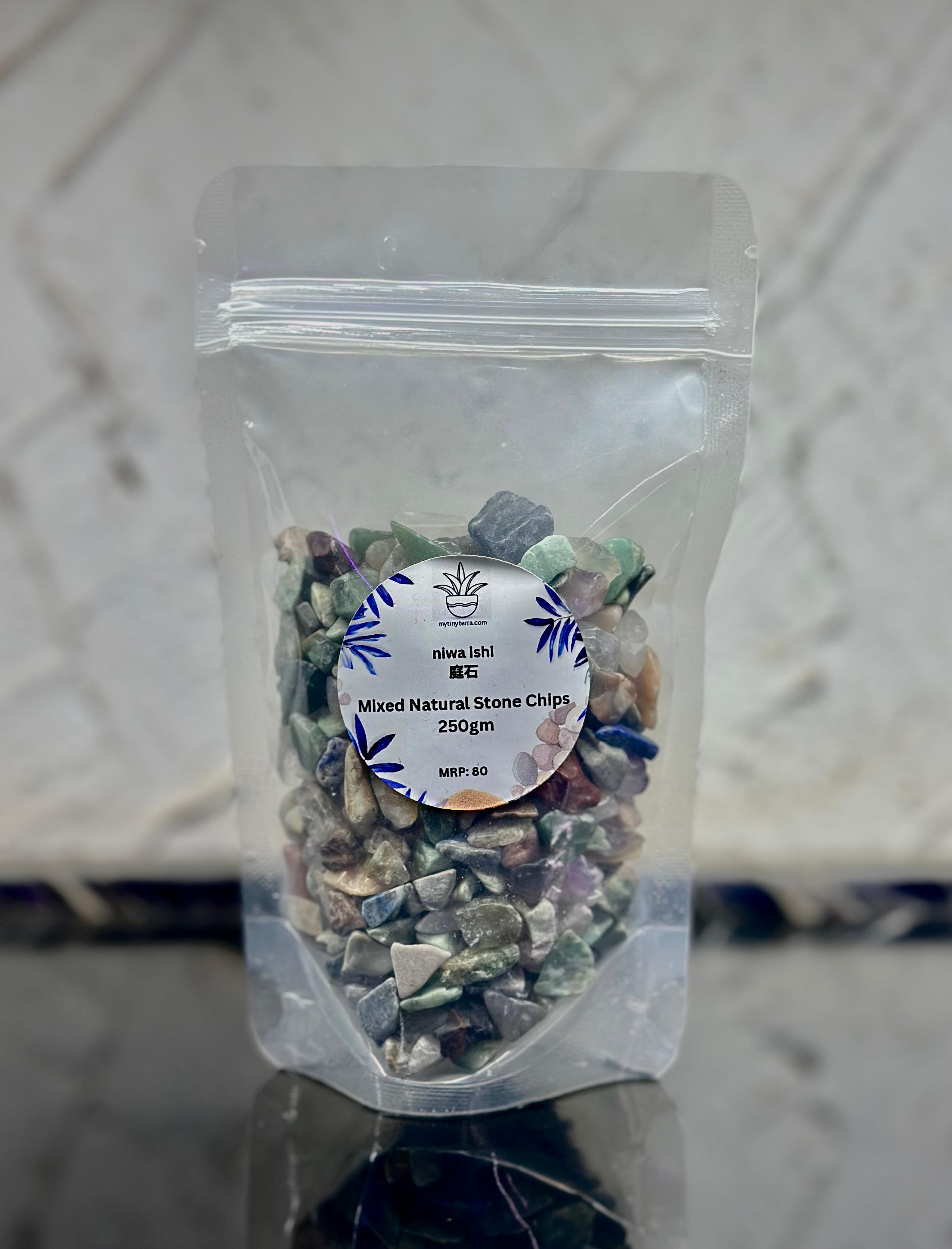 Niwa-ishi (庭石) series : Mixed Natural Stone Chips 250g