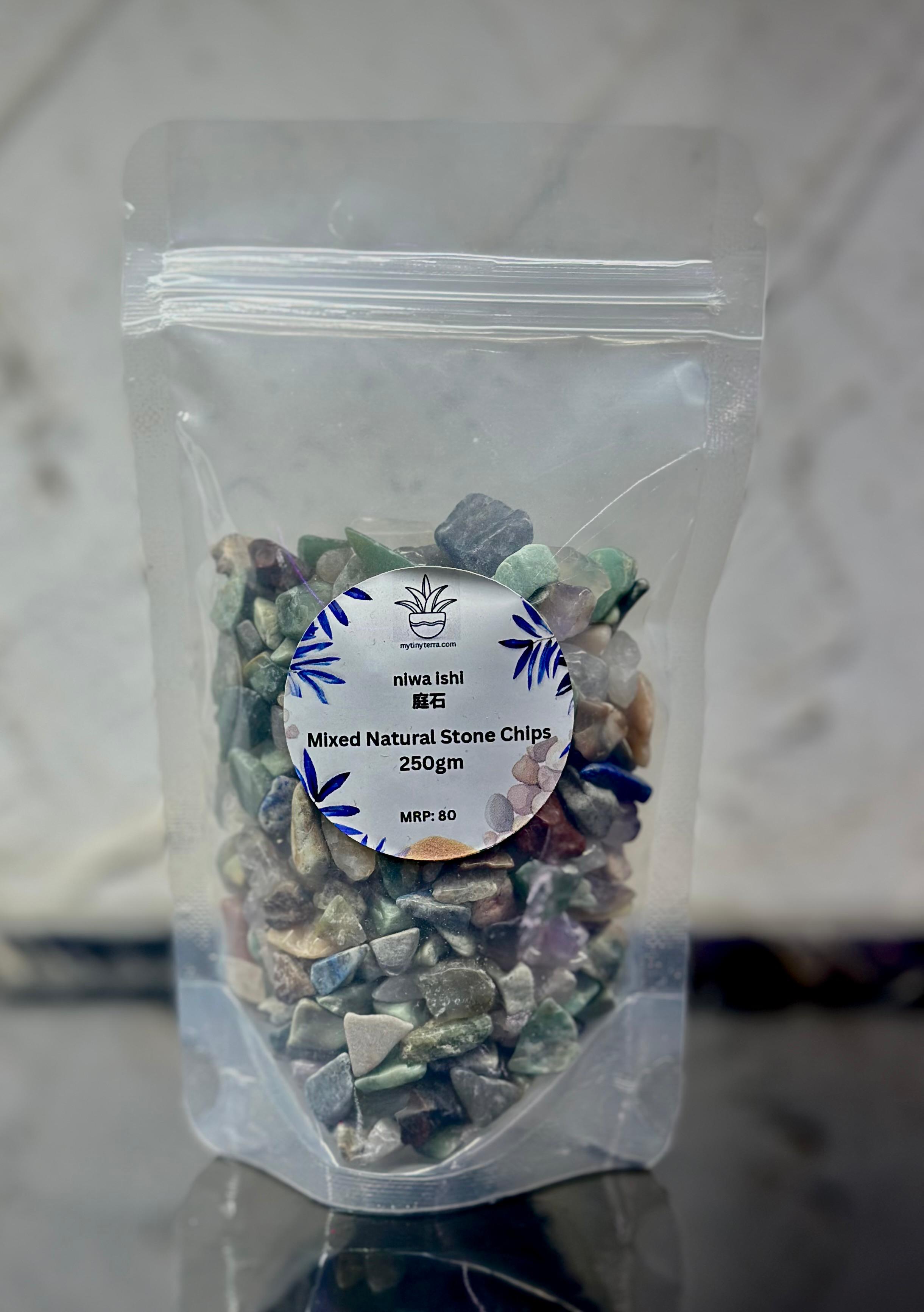 Niwa-ishi (庭石) series : Mixed Natural Stone Chips 250g