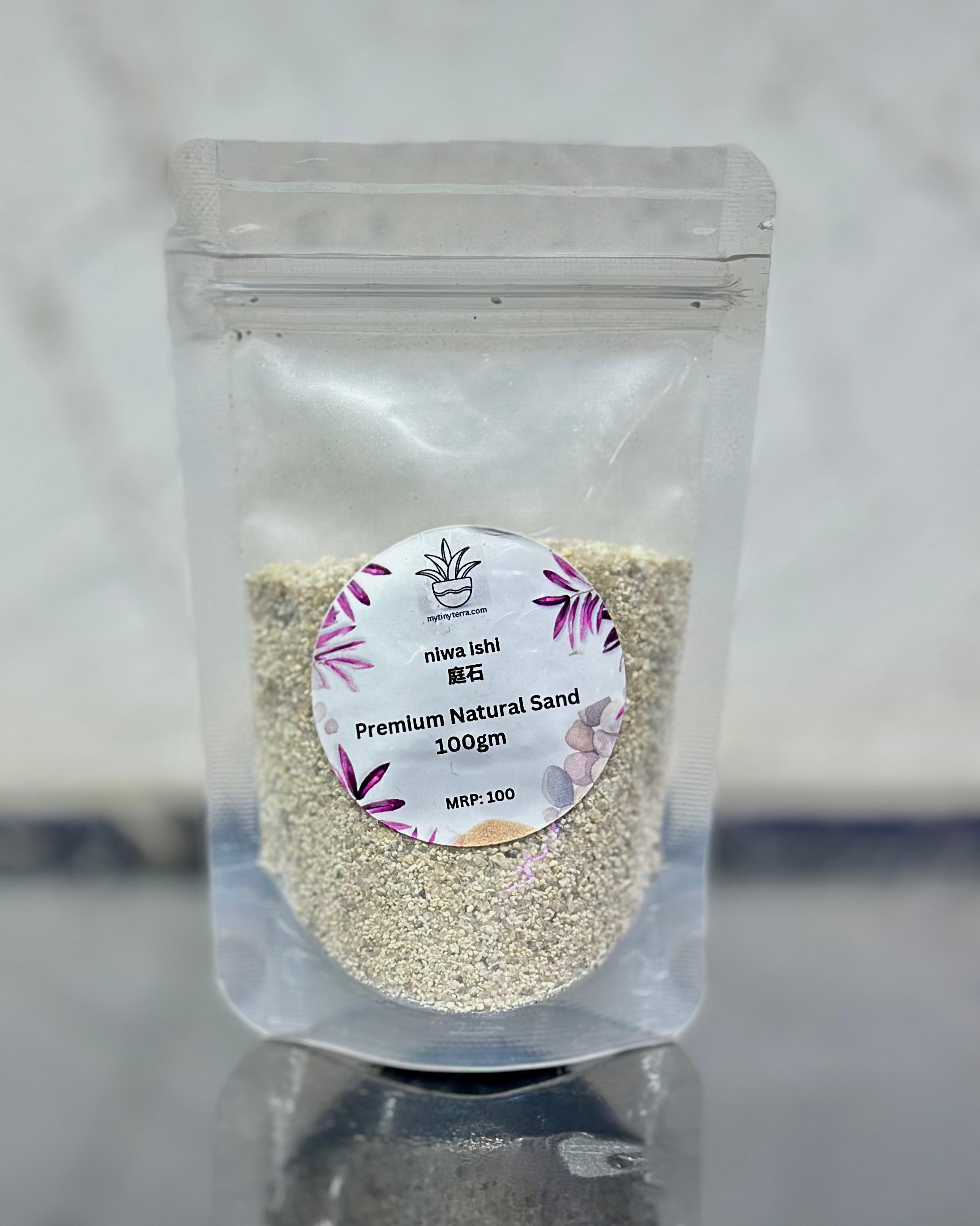 Niwa-ishi (庭石) series : Premium Natural Sand - 100g (Pack)