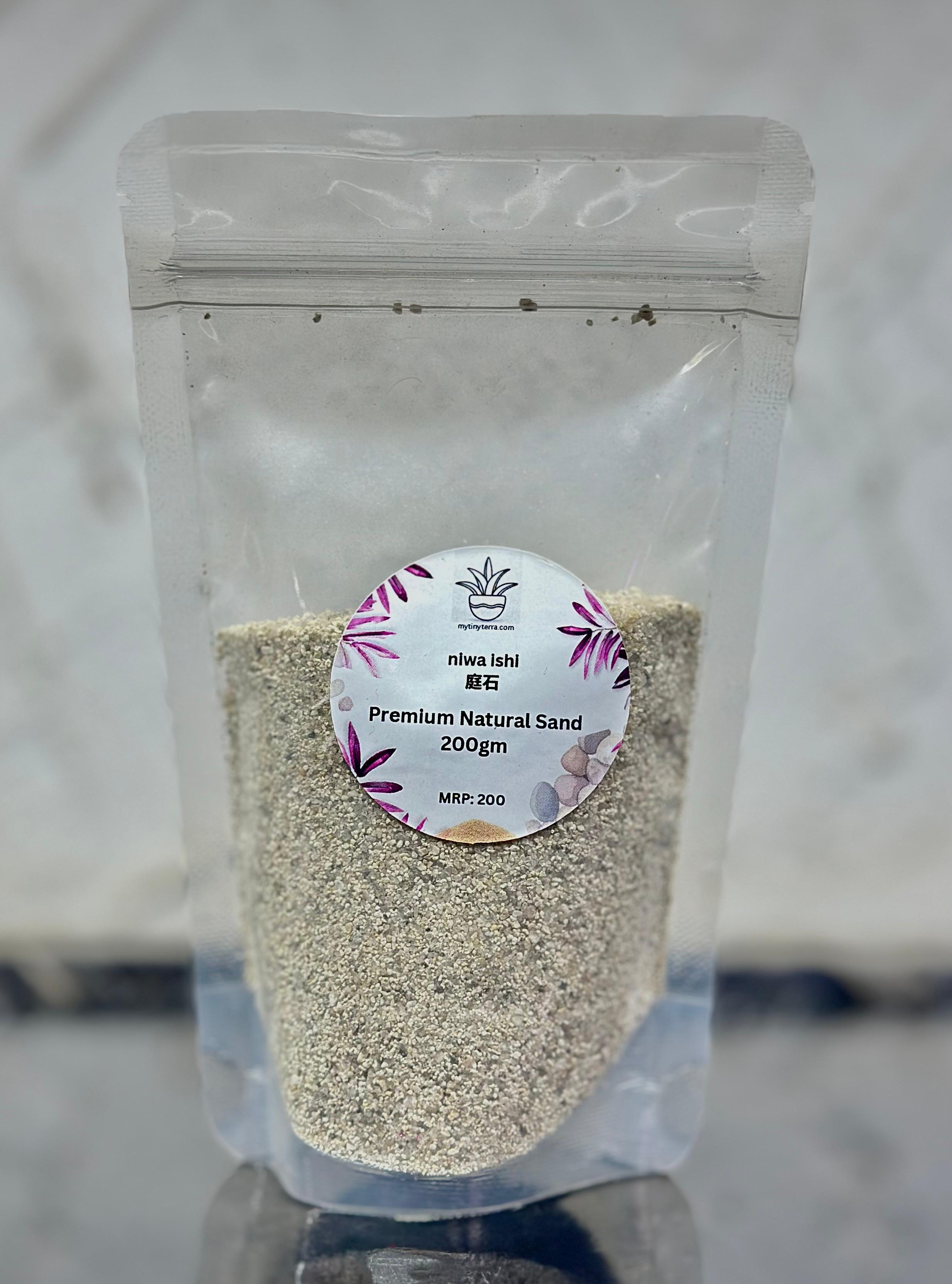 Niwa-ishi (庭石) series : Premium Natural Sand - 200g (Pack)