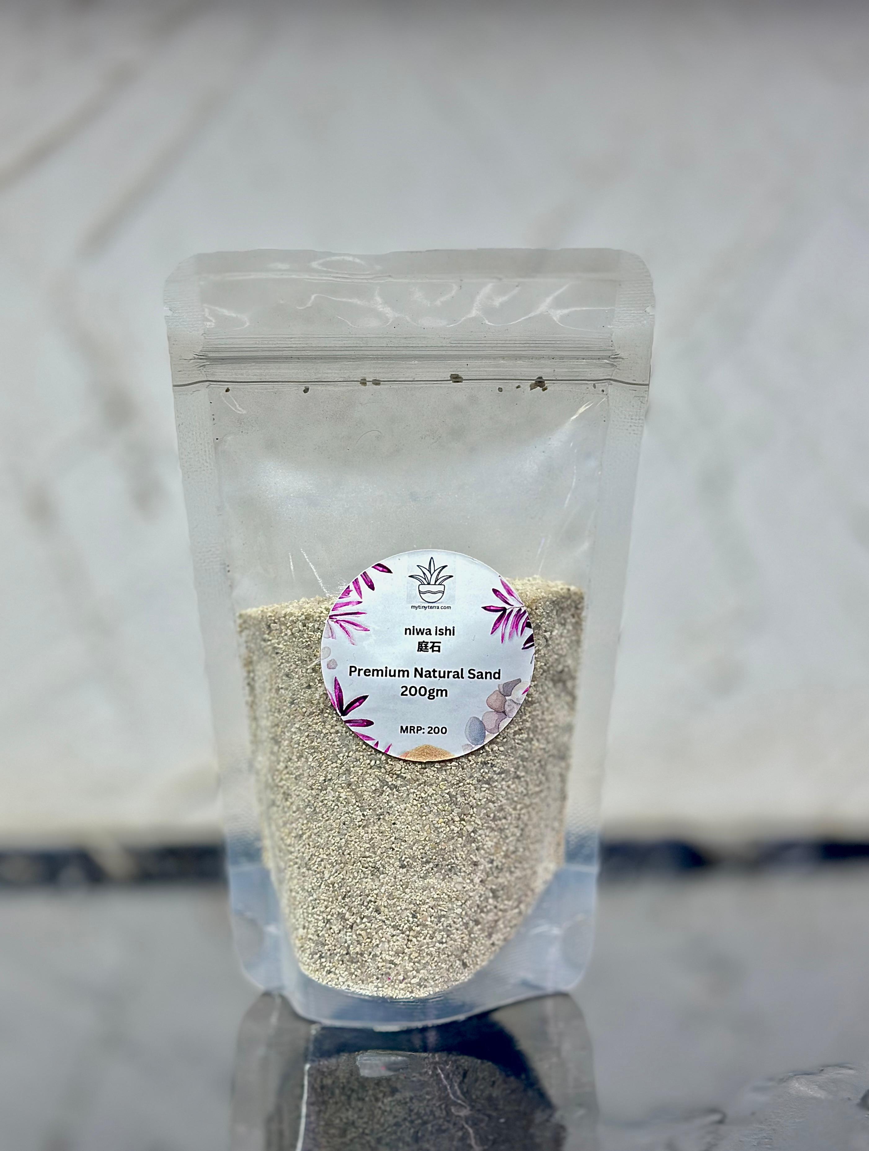 Niwa-ishi (庭石) series : Premium Natural Sand - 200g (Pack)