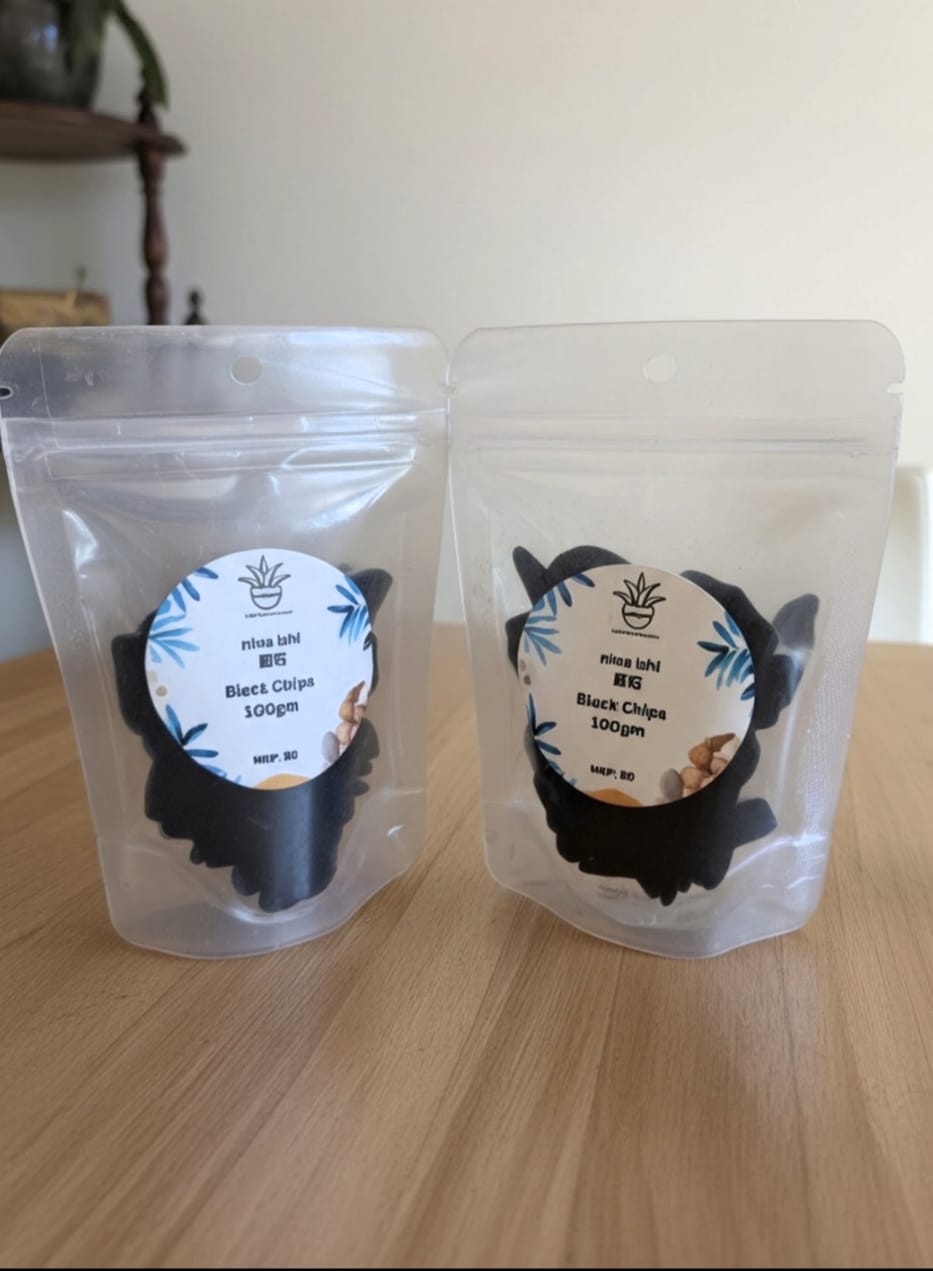 Niwa-ishi (庭石) series : Black Chips – 100 gm