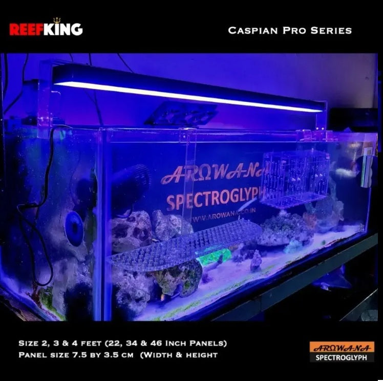 ReefKing Caspian Pro Series Marine Light for FOWLR, Soft & Basic LPS