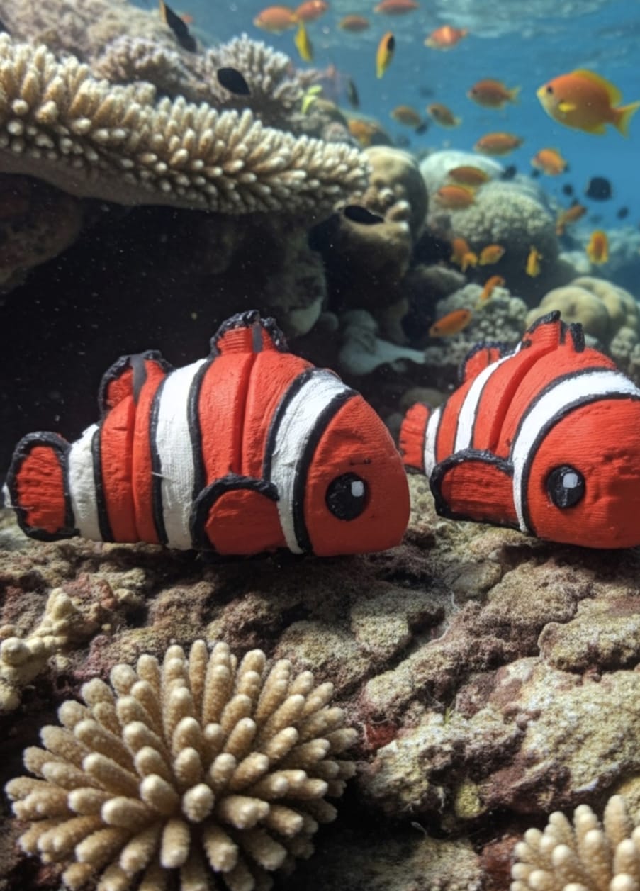 3D Clownfish - Single
