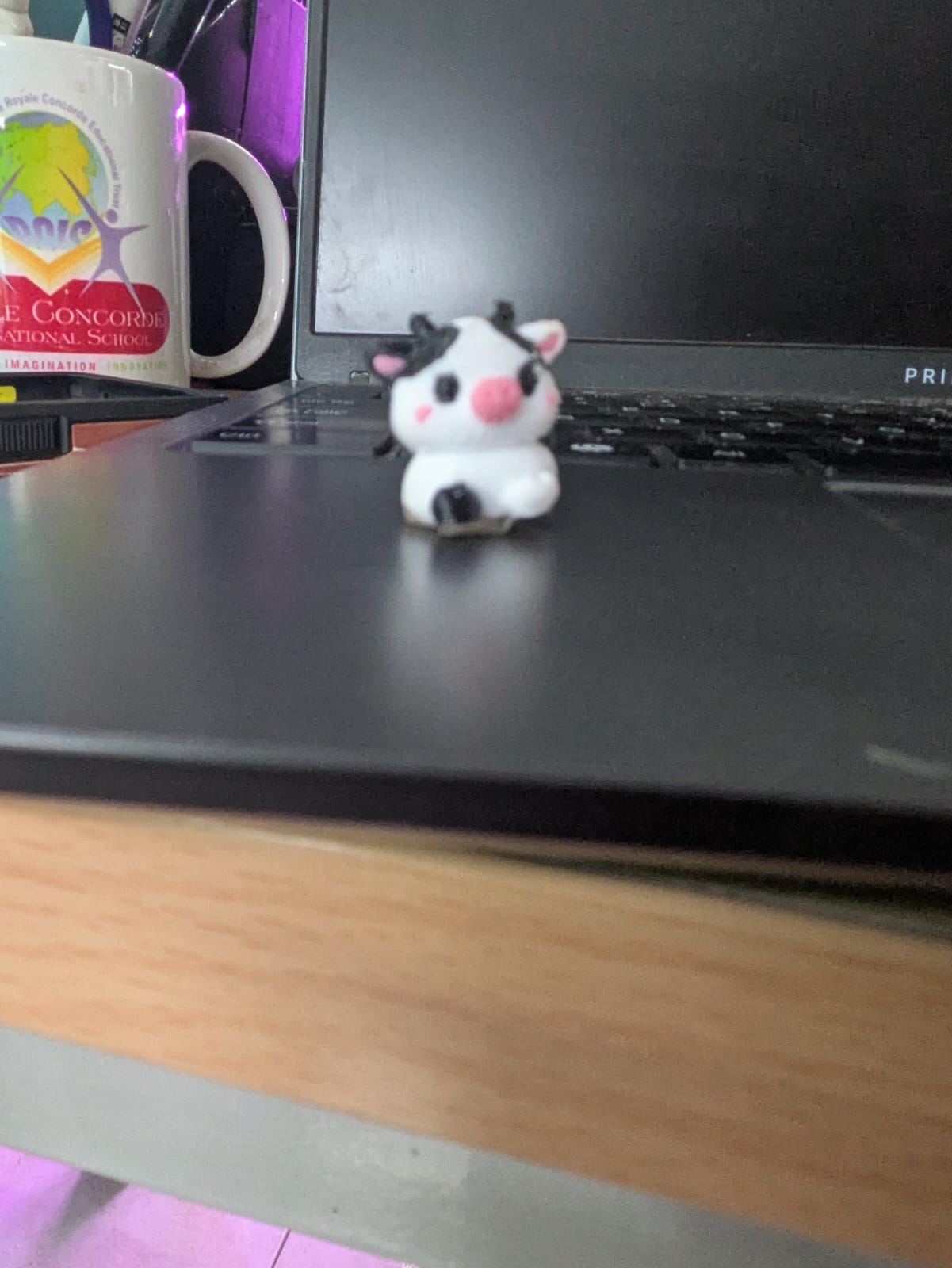 3D Cute Cow - Single
