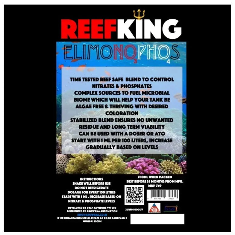 Reefking EliminoPhos for Nitrate & Phosphate Control in reef & marine tanks NOPOX
