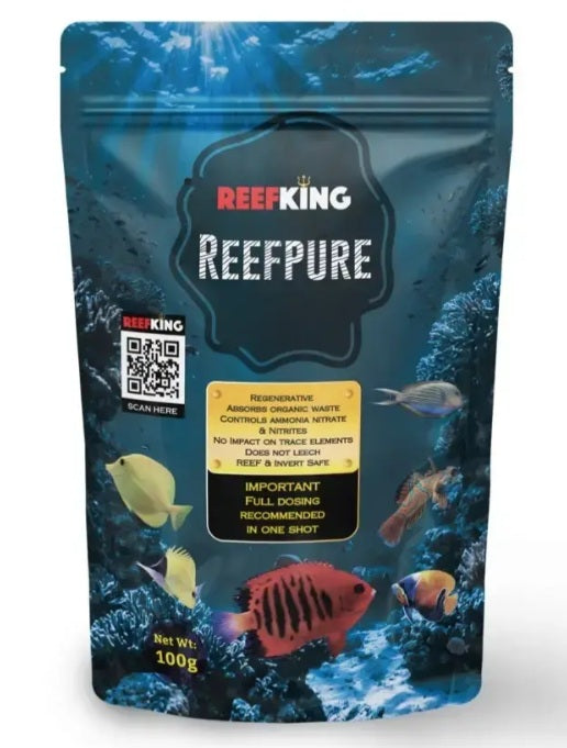 Reefking ReefPure 100Ml for 300 Litres regenerative organic media absorbent reef safe