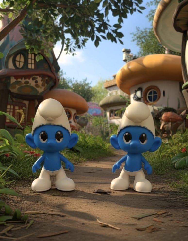 3D Smurf (Small) - Single