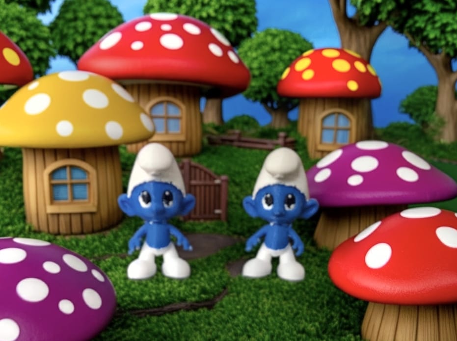 3D Smurf (Small) - Single