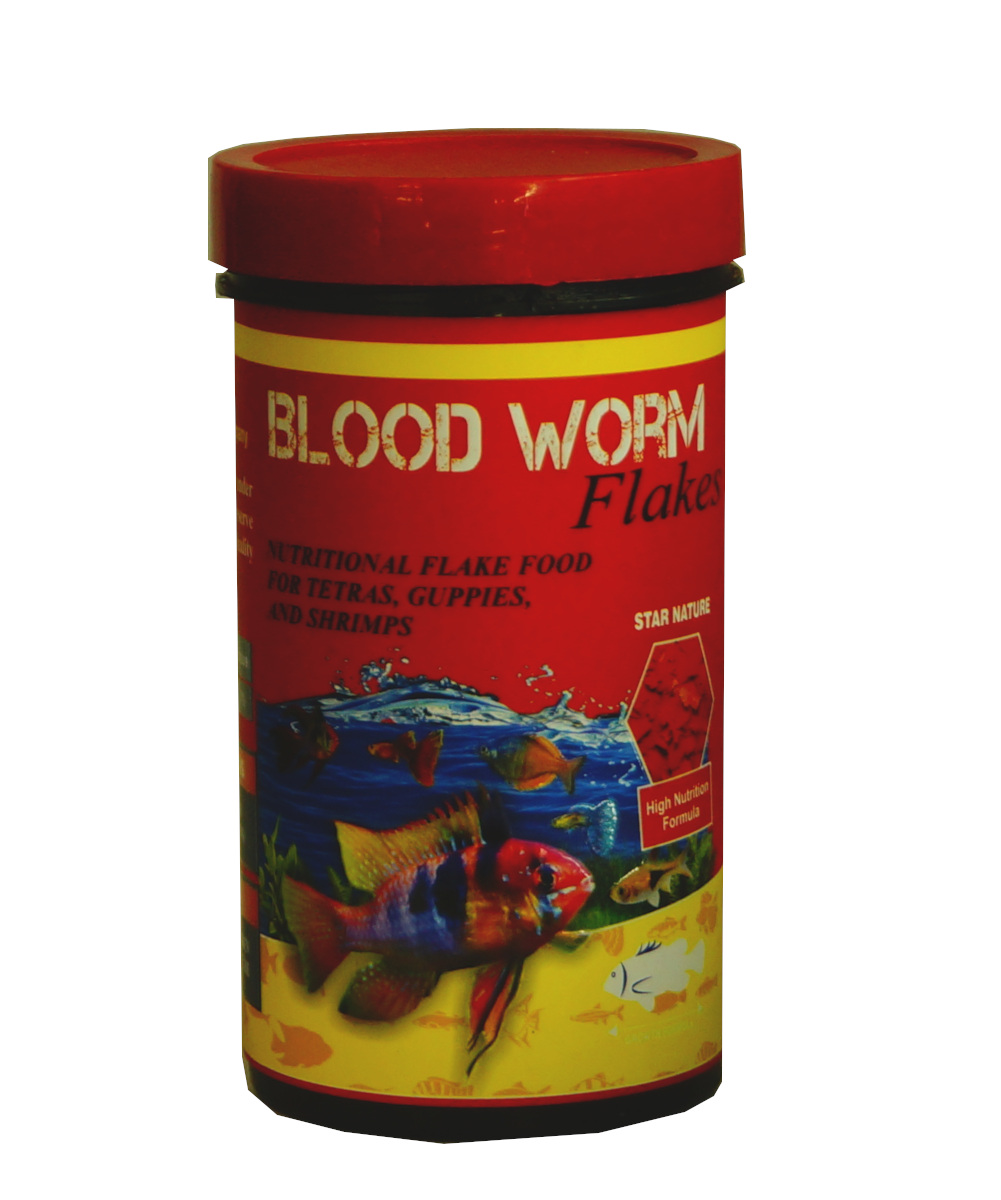 StarFarms Blood Worms Flakes 25gm – Splashy Fin: Buy Aquarium