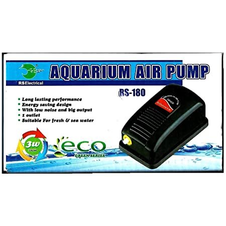 RS ELECTRICAL RS-180 Air Aquarium Pump – Splashy Fin: Buy Aquarium  Accessories & Decor online! Shipping across India!
