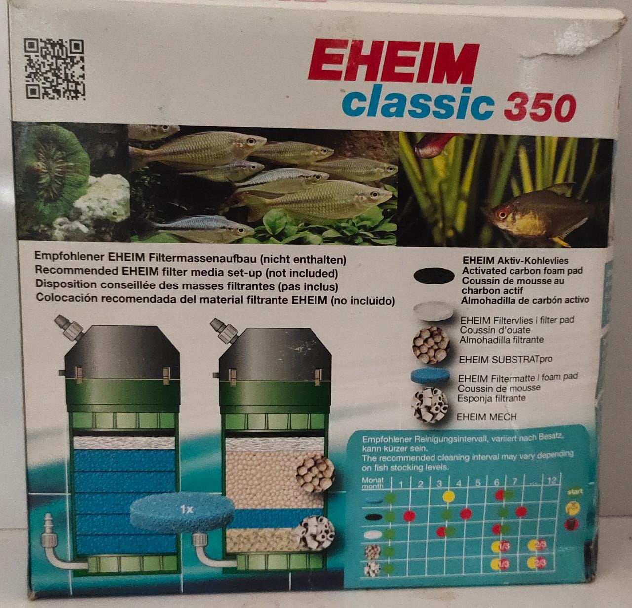 EHEIM Classic 350 – (2 in a pack) – Splashy Fin: Buy Aquarium Accessories &  Decor online! Shipping across India!